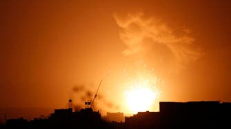 Arab coalition bombs Houthi military sites near Sanaa airport