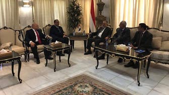 المخلافي يبحث مع المبعوث الأممي تطورات الأوضاع في صنعاء