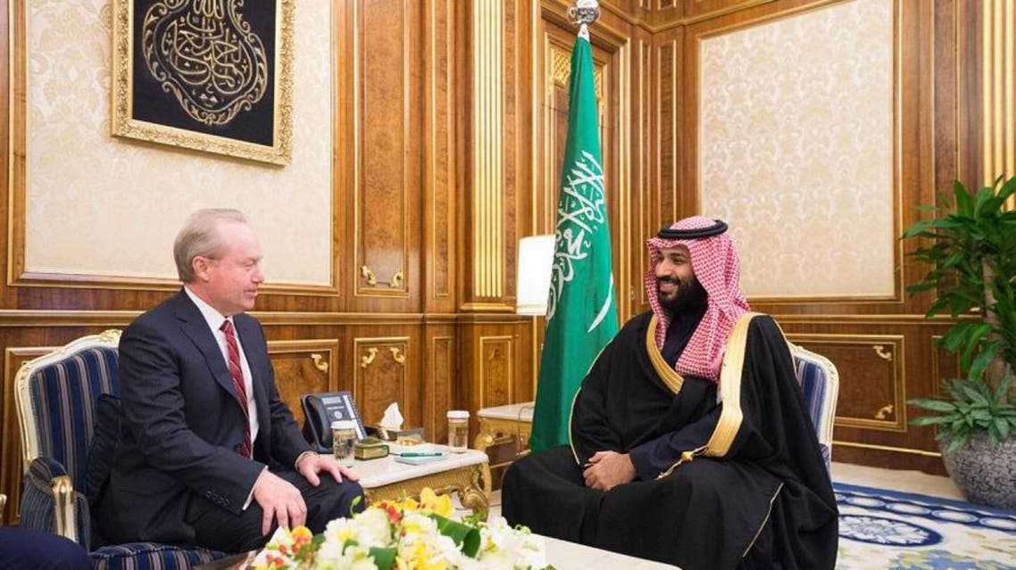 محمد بن سلمان يلتقي ريثيون