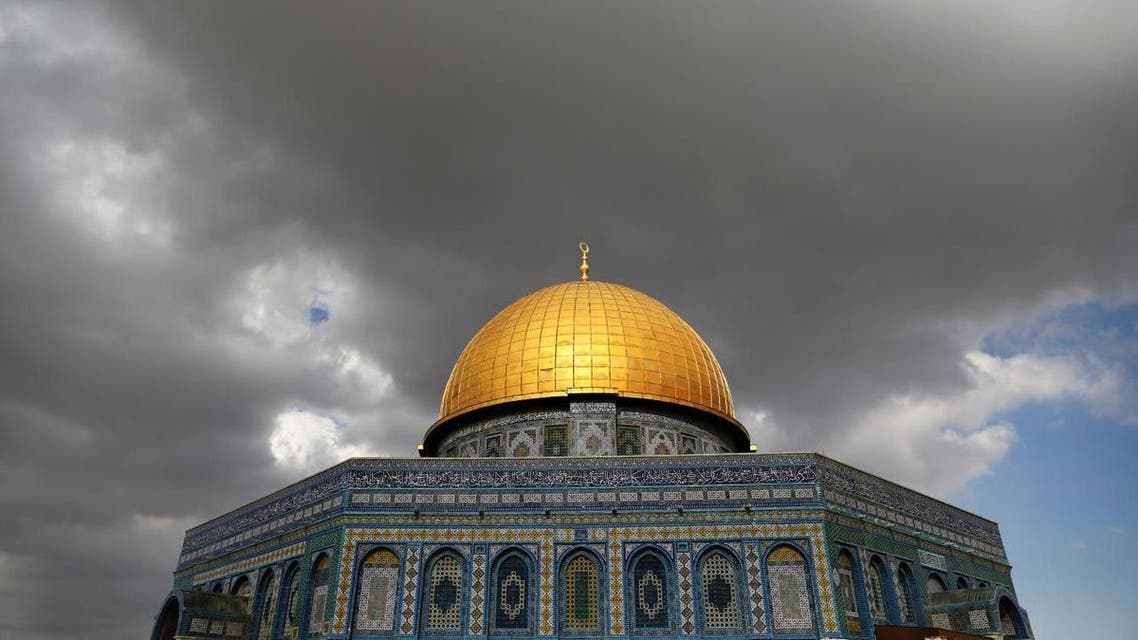 Clouds gather over the Dome of the Rock, located on the compound known to Muslims as Noble Sanctuary and Jews as Temple Mount, in Jerusalem's Old City November 6, 2017. REUTERS/Ammar Awad 
