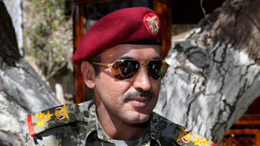Brigadier General Ahmed Saleh, the son of Yemen's ex-president Ali Abdullah Saleh, is seen at the presidential palace in Sanaa in this February 19, 2011 file photo. (Reuters)