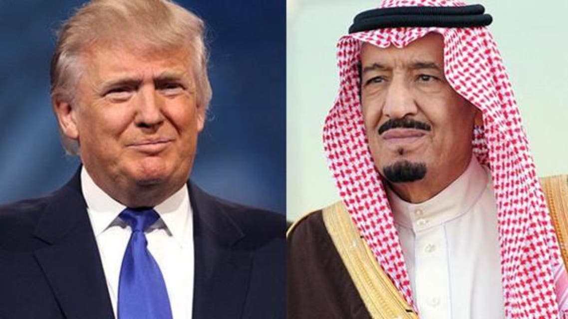 الملك سلمان والرئيس ترمب