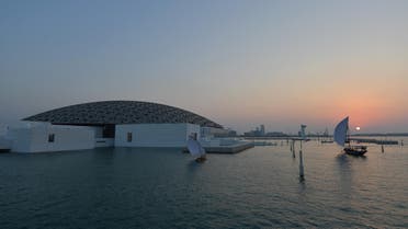 The Louvre Abu Dhabi Museum designed by French architect Jean Nouvel during its official opening to the public on Saadiyat island in Abu Dhabi on November 11. (AFP)