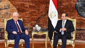 Egypt's President Sisi receives Palestinian President Mahmoud Abbas
