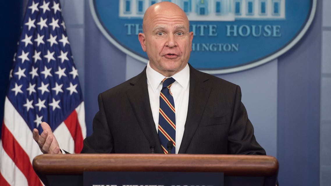 National Security Adviser H. R. McMaster speaks about US President Donald Trump's upcoming trip to Asia during the daily press briefing at the White House in Washington, DC, November 2, 2017. SAUL LOEB / AFP