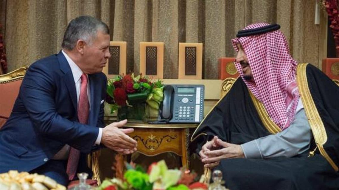 الملك سلمان والملك عبدالله الثاني