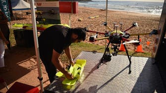Shark-spotting drones on patrol at Australian beaches 