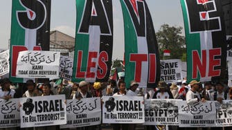 Tens of thousands rally in Indonesia in support of Palestine 