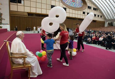 Pope Francis birthday. (AP)