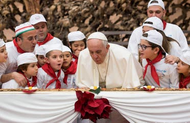 Pope Francis birthday. (AP)