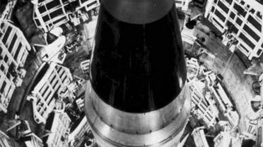 الصاروخ الباليستى العابر للقارات Titan II، فى متحف الصواريخ فى ساهواريتا بولاية أريزونا.