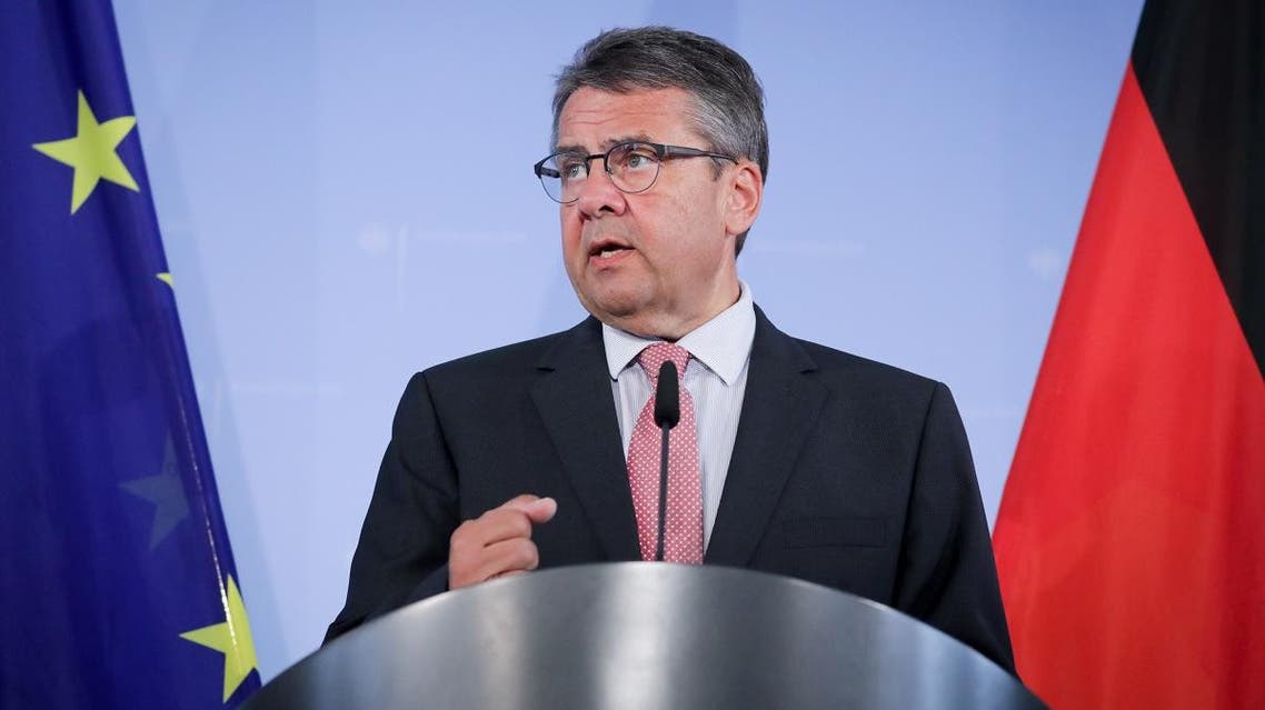 German Vice Chancellor and Foreign Minister Sigmar Gabriel addresses a press conference on July 20, 2017. (AFP)