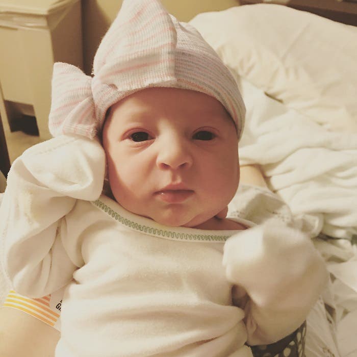 An American woman, Tina Gibson, 26, has given birth to a healthy baby girl from an embryo that was frozen 24.5 years ago, in what hospital officials say may be a world record. (AFP)