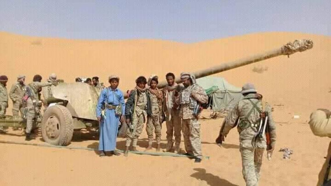 الجيش اليمني في خب الشعف بالجوف