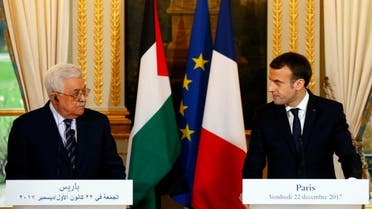 Abbas/Macron (Reuters)