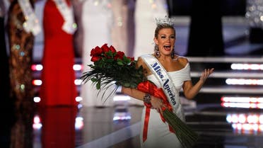 Miss New York Mallory Hytes Hagan, 23, reacts after being crowned Miss America 2013 . (Reuters)