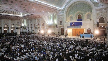 Supreme Leader Ayatollah Ali Khamenei delivers a speech in Tehran on June 4, 2017. (Reuters)