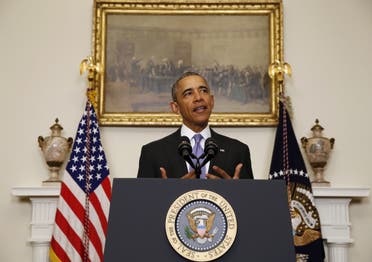 Barack Obama delivers a statement on Iran at the White House in Washington, January 17, 2016. (Reuters)