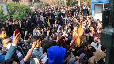 جانب من الاحتجاجات في إيران 3