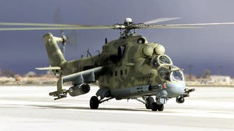 Russian helicopter crashes in Syria, both pilots killed 