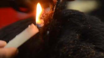 VIDEO: Candle light haircut becomes a new fad in India