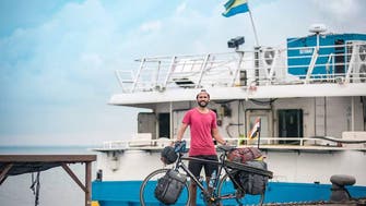 Pedal power to take Egyptian man all the way to Russia for World Cup