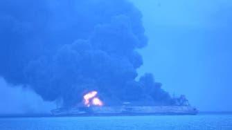 Explosion risk for Iranian oil tanker ablaze off China 