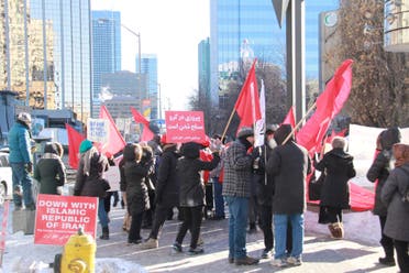 One of the organizers said multiple protests were taking place in various locations in Toronto. (Supplied)