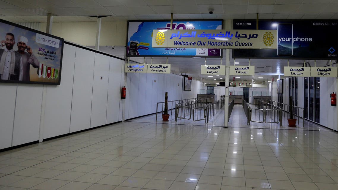 The interior of Mitiga airport is seen empty following clashes, in Tripoli, Libya, on January 15, 2018. (Reuters)