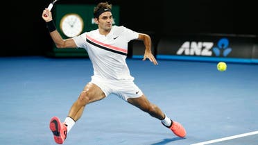 Switzerland's Roger Federer in action during his match against Germany's Jan-Lennard Struff. (Reuters)