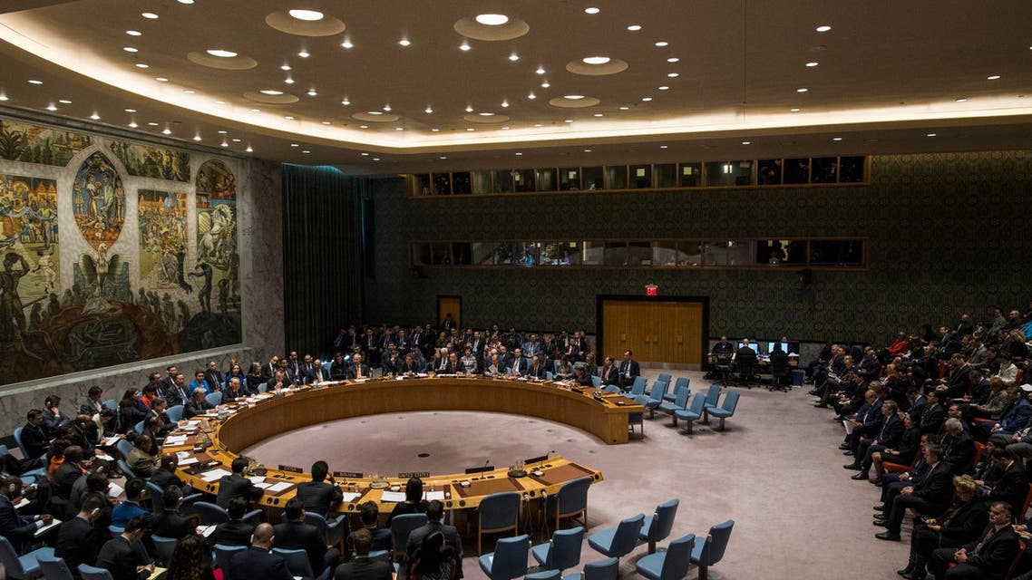 United Nations Secretary General Antonio Guterres speaks during a Security Council meeting on Non-proliferation of weapons of mass destruction, at the United Nations headquarters in New York on January 18, 2018. Jewel SAMAD / AFP