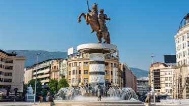 Alexander the Great Monument in Skopje 