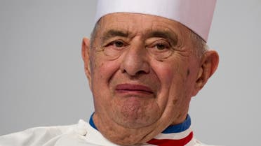 This file photo taken on February 15, 2013 shows French Chef Paul Bocuse at the Culinary Institute of America in Hyde Park, New York. (AFP)