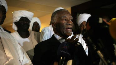 Thabo Mbeki Sudan 2014 File Photo AFP
