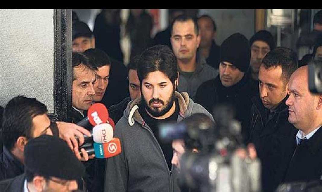 مشهد من محاكمة رضا ضراب
