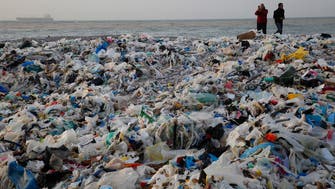 IN PICTURES: Piles of washed up trash on Lebanese shore cause outrage