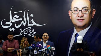 Egypt presidential hopeful Khaled Ali withdraws from race