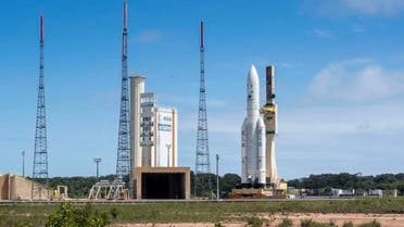 The satellite is currently at a launchpad in French Guiana and lift-off is set for the early hours of Friday morning. (Dubai Media Office)