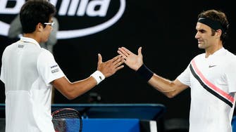 Dominant Federer into Australian Open final after Chung quits