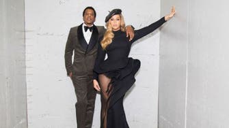 Beyonce shines in black gown by Lebanese couture house at pre-Grammy’s gala   