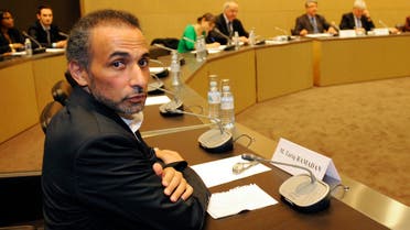 Tariq Ramadan attends a French parliamentary hearing at the National Assembly in Paris on December 2, 2009. (Reuters)