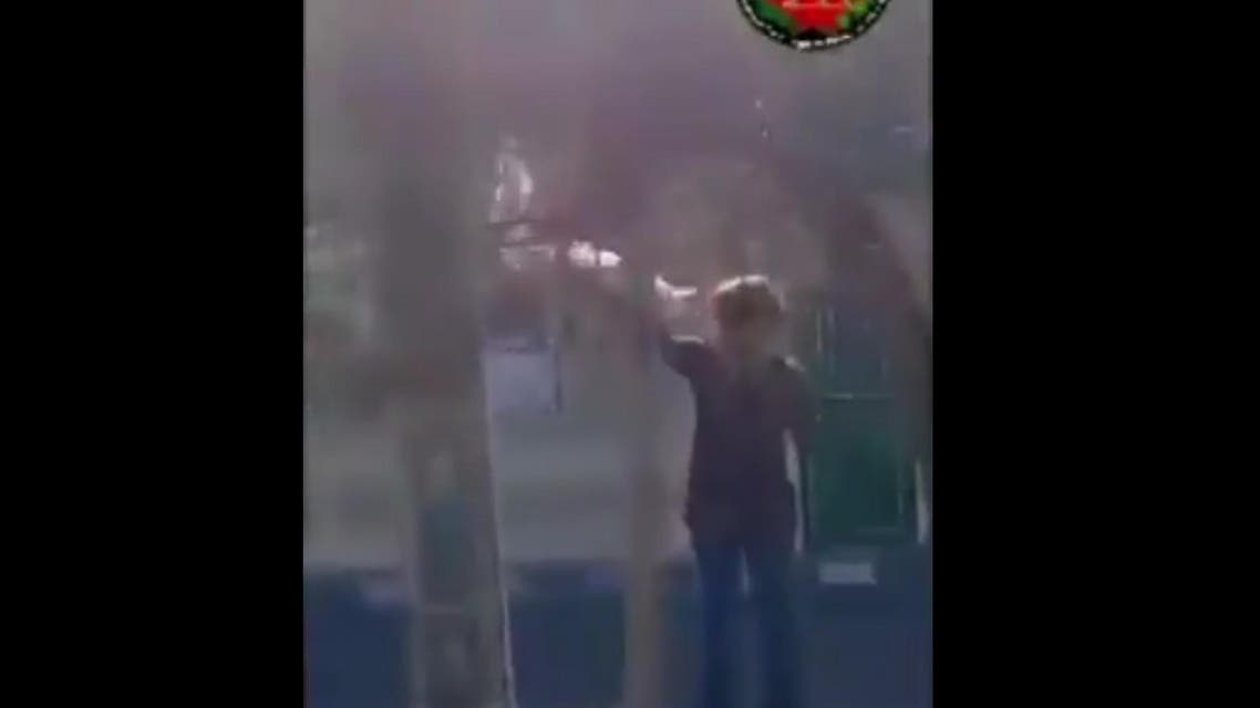 screen grab - new woman protests in iran