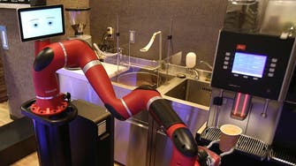 Robot makes coffee at new cafe in Japan’s capital