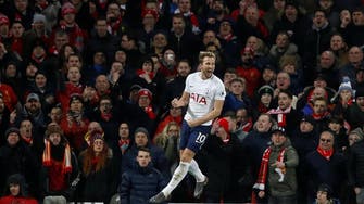Kane’s last-gasp penalty denies Liverpool victory after Mohamed Salah double