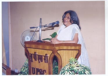 Parveen Talha delivering a talk during her stint as Member of the Union Public Service Commission. (Supplied)