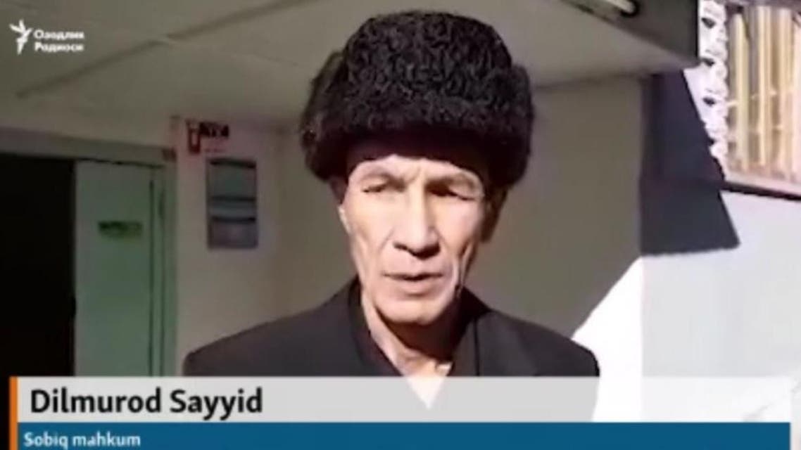 Dilmurod Said, 56, who was jailed in 2009 on embezzlement and forgery charges he always contested. (Photo courtesy: ozodlik/REF/RL)