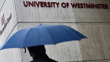 A man walks past a University of Westminster campus building in central London, February 26, 2015. (Reuters)