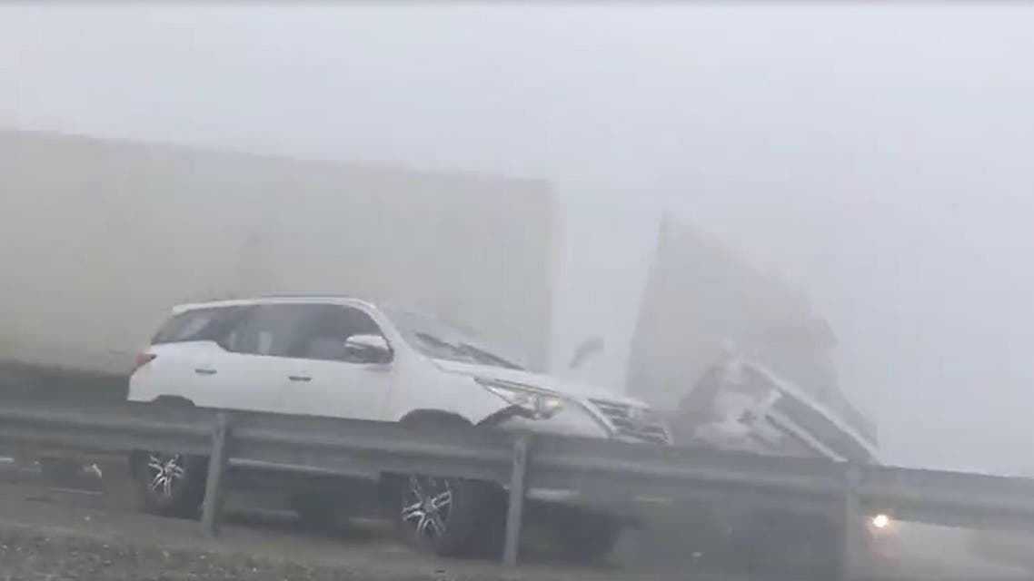 Abu Dhabi fog crash Facebook