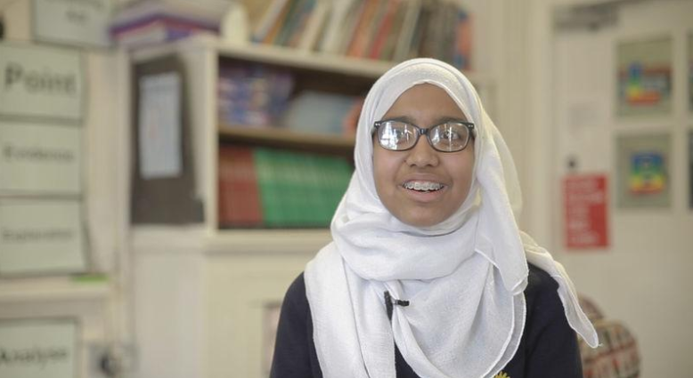 British/refugee students. (Reuters)