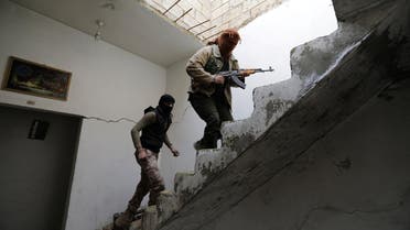 Turkey-backed Free Syrian Army fighters are seen in the eastern suburbs of al Bab. (Reuters)